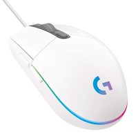 Logitech - Mouse G203 Lightsync RGB 8000 dpi - Blanco